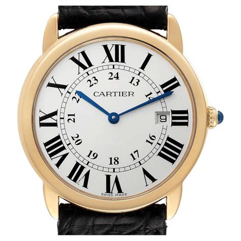 Cartier Ronde Solo Large Yellow Gold Steel Unisex .